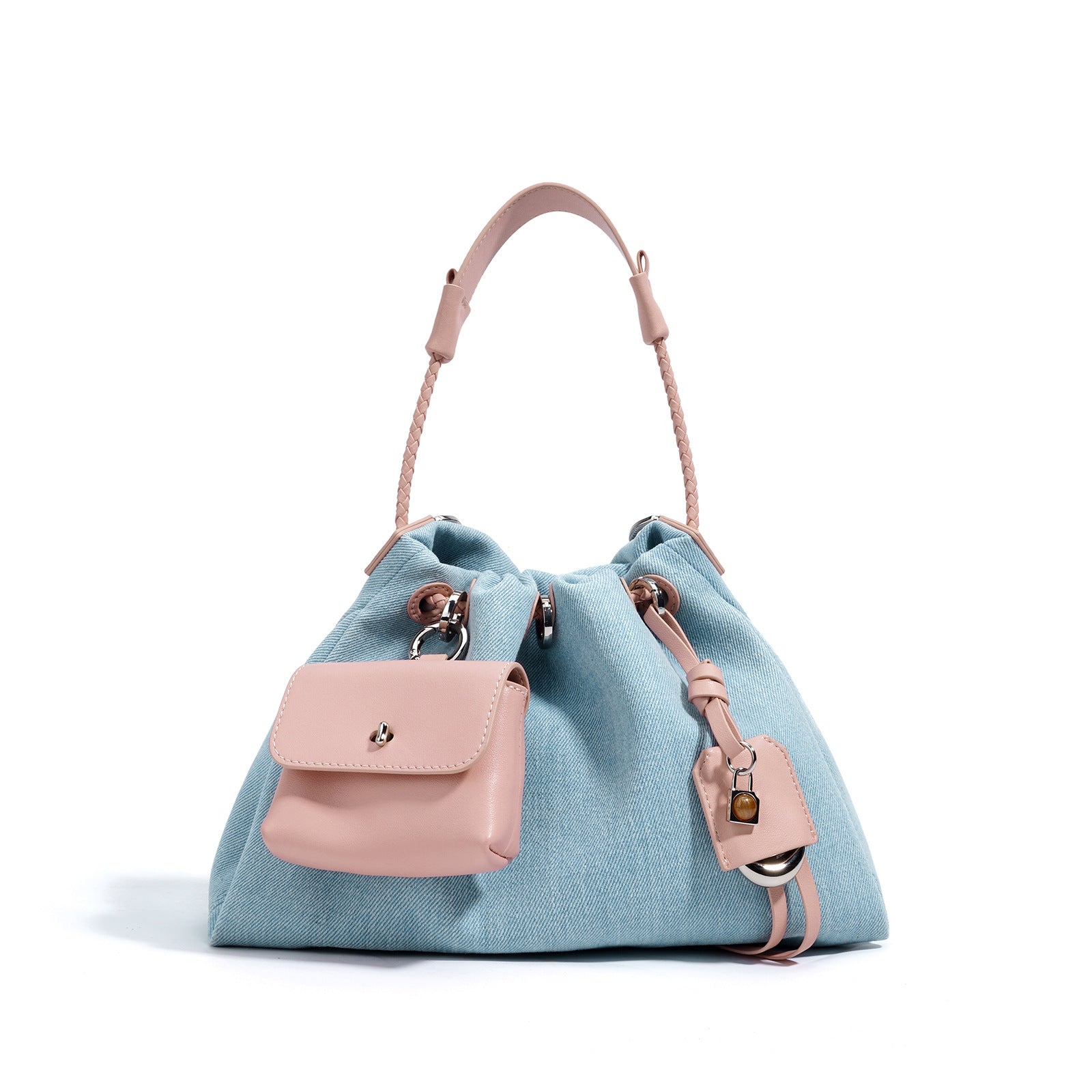 Denim Series Handbag Leather Special-interest Design