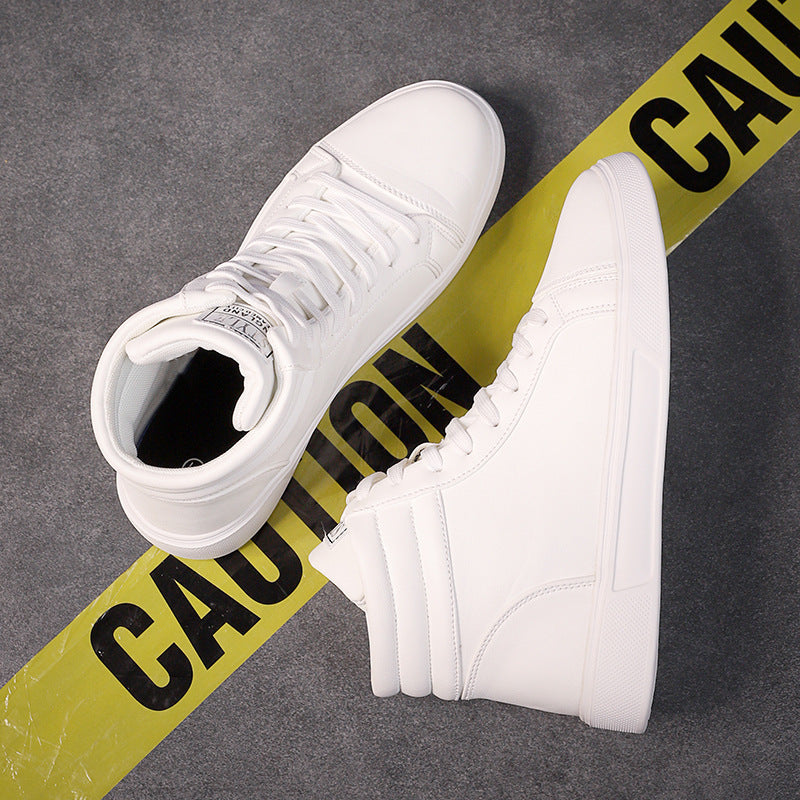 Plus Size Men's Leather Boots Fashion Casual Ankle Boots