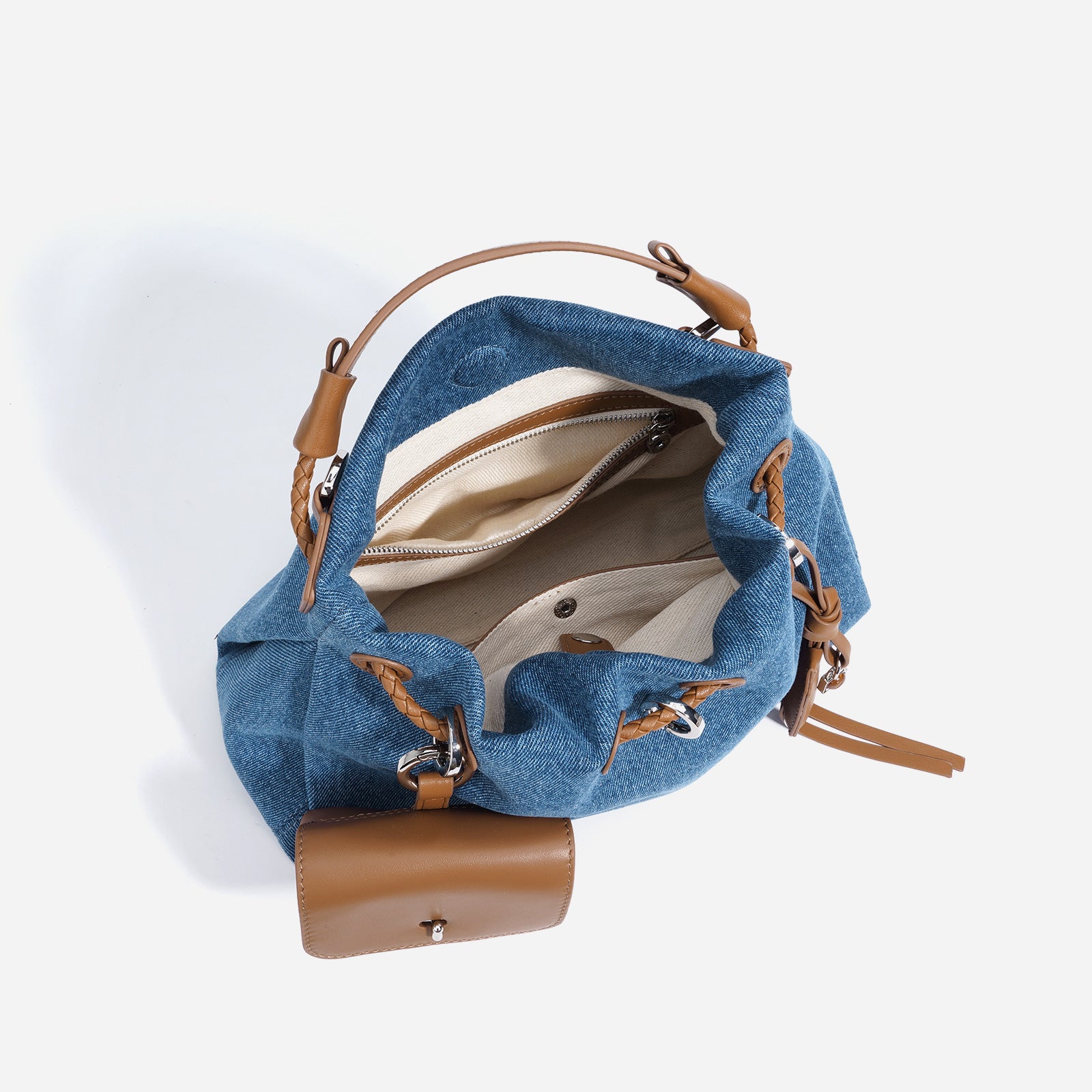 Denim Series Handbag Leather Special-interest Design
