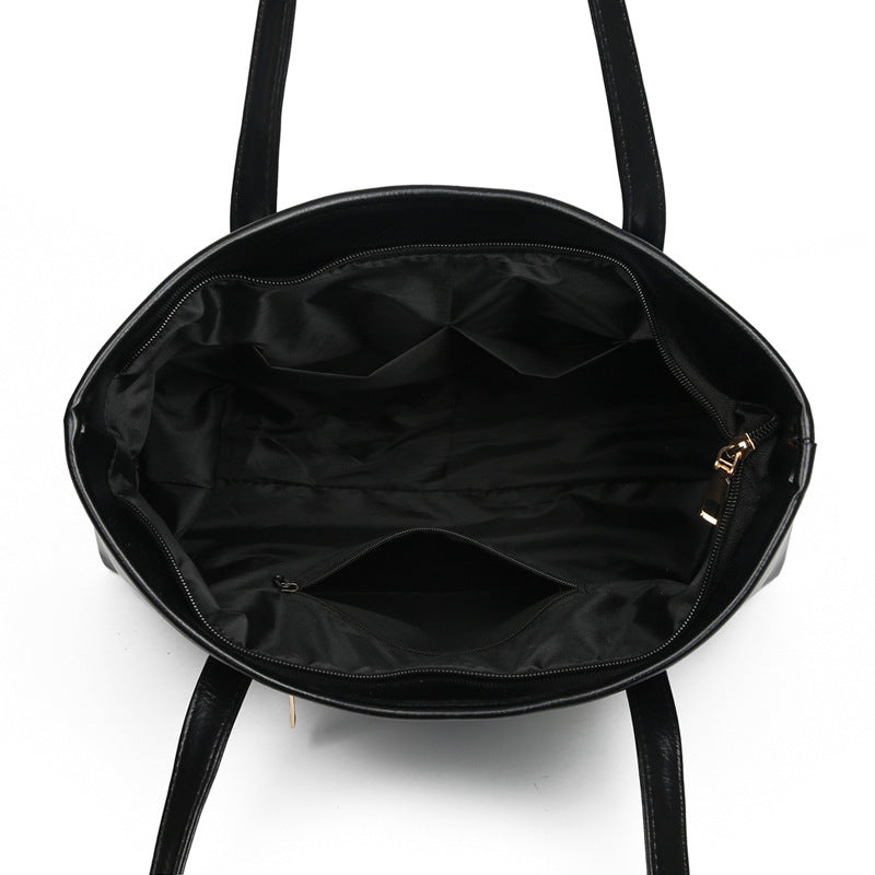 Women's Soft Leather Portable Large Capacity Shoulder Bag