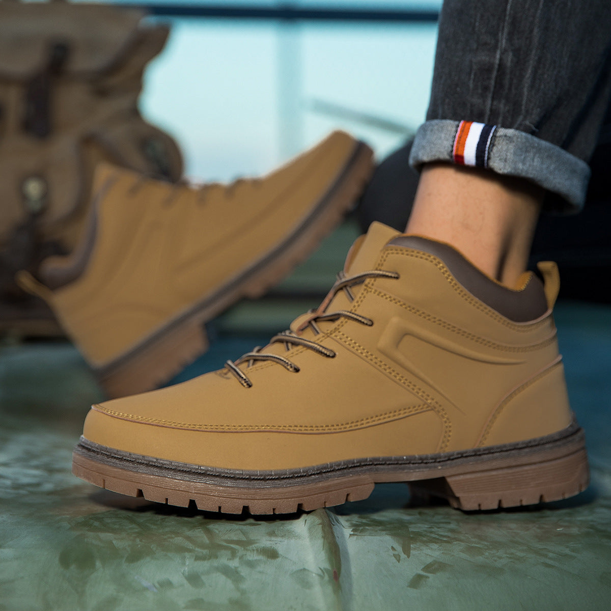 Casual Men's Boots High Street Style